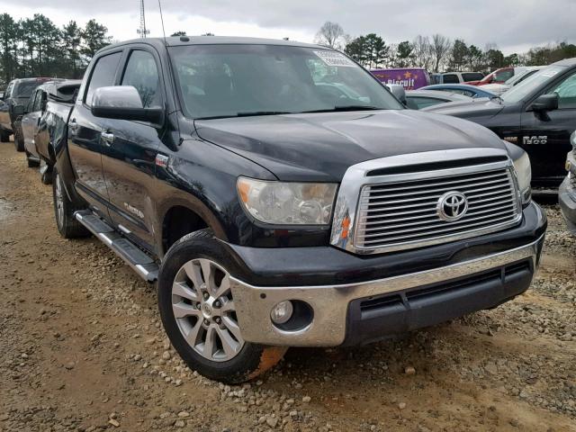 5TFFY5F15BX112917 - 2011 TOYOTA TUNDRA CRE BLACK photo 1