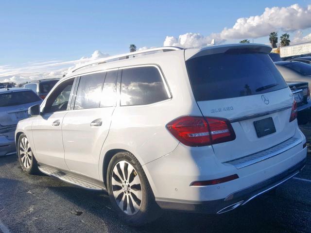 4JGDF6EE0HA801665 - 2017 MERCEDES-BENZ GLS 450 4M WHITE photo 3