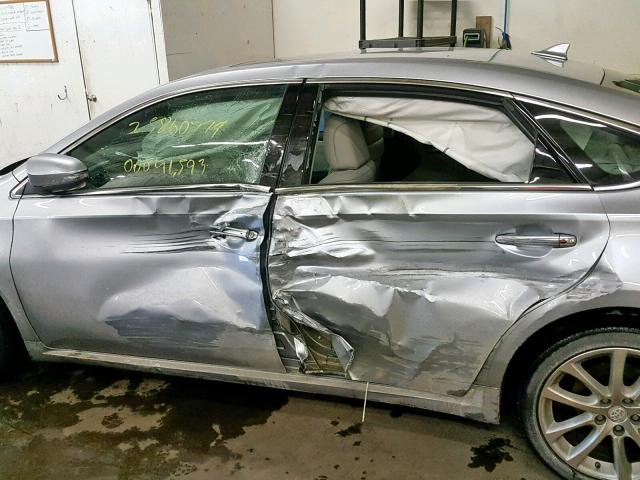 4T1BK1EB6FU162537 - 2015 TOYOTA AVALON XLE SILVER photo 10