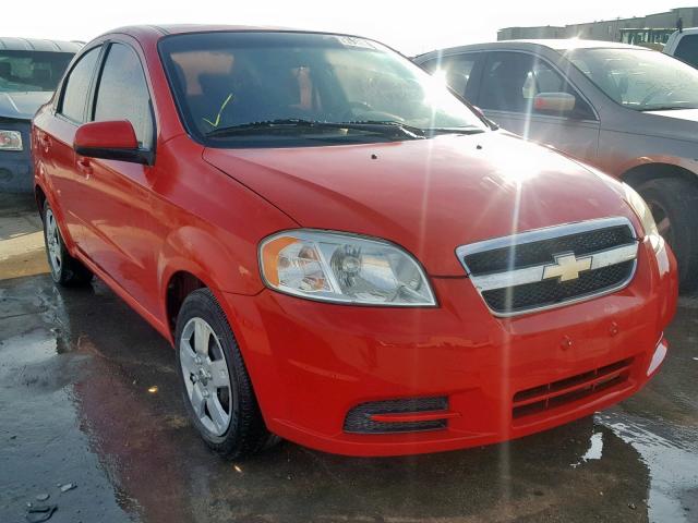 KL1TD5DE6AB079238 - 2010 CHEVROLET AVEO LS RED photo 1