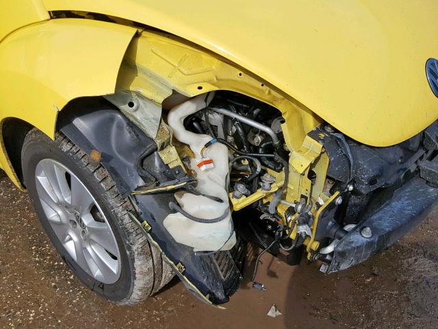 3VWPW31C18M507616 - 2008 VOLKSWAGEN NEW BEETLE Sarı foto 9