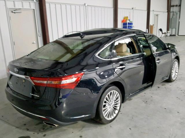 4T1BK1EB8JU277522 - 2018 TOYOTA AVALON XLE BLUE photo 4