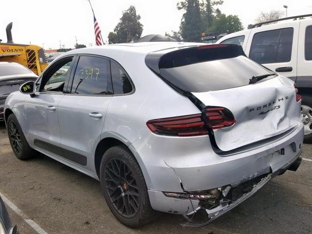 WP1AG2A52HLB50593 - 2017 PORSCHE MACAN GTS SILVER photo 3