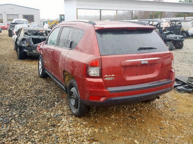 1C4NJDBB1ED756896 - 2014 JEEP COMPASS SP წითელი ფოტო 3
