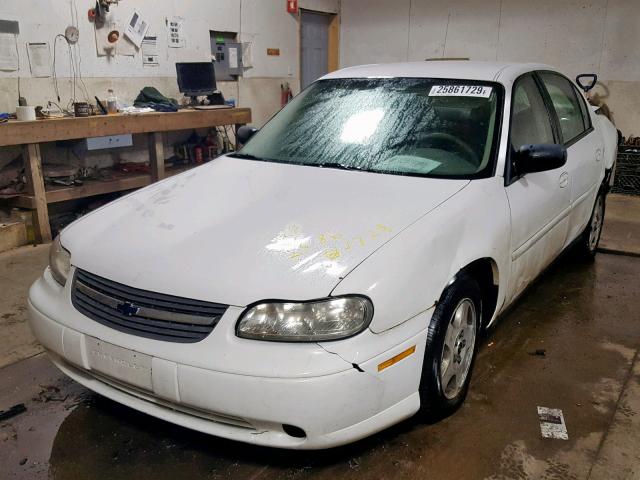 1G1ND52F85M175792 - 2005 CHEVROLET CLASSIC WHITE photo 2