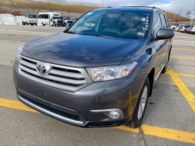 5TDBK3EH5BS057703 - 2011 TOYOTA HIGHLANDER GRAY photo 1