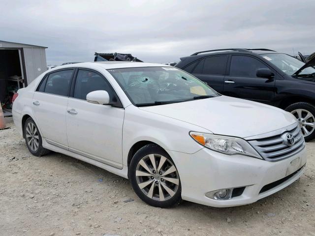 4T1BK3DB4BU390642 - 2011 TOYOTA AVALON BAS WHITE photo 1