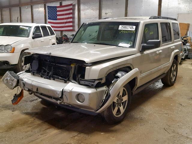 1J8HG48K86C366557 - 2006 JEEP COMMANDER TAN photo 2