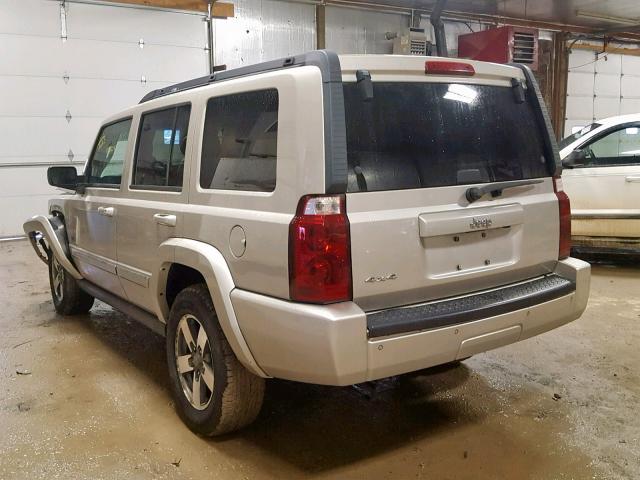 1J8HG48K86C366557 - 2006 JEEP COMMANDER TAN photo 3