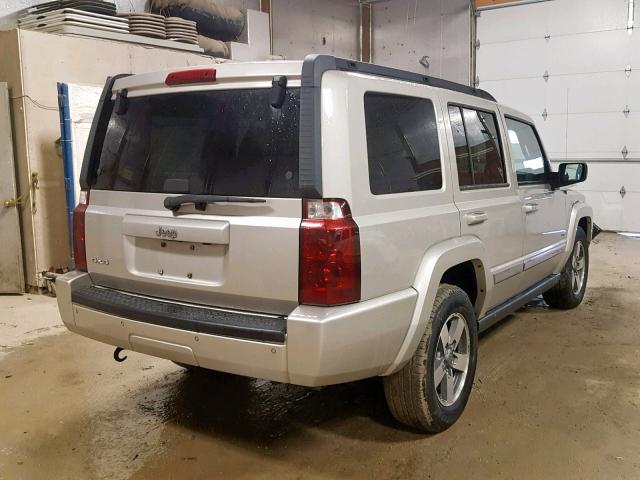 1J8HG48K86C366557 - 2006 JEEP COMMANDER TAN photo 4