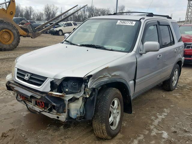 JHLRD18751S004640 - 2001 HONDA CR-V SE SILVER photo 2