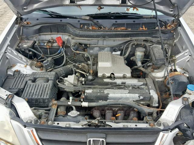 JHLRD18751S004640 - 2001 HONDA CR-V SE SILVER photo 7