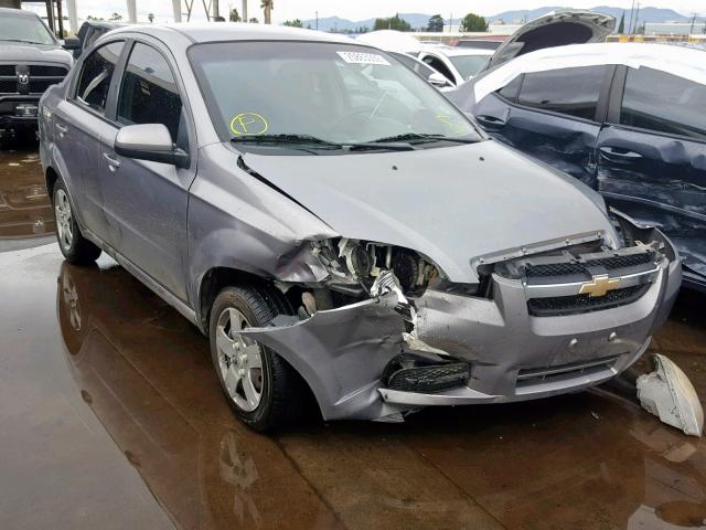 KL1TD5DE7BB211277 - 2011 CHEVROLET AVEO LS SILVER photo 1