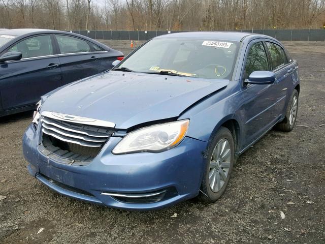 1C3BC1FG4BN539130 - 2011 CHRYSLER 200 TOURIN BLUE photo 2