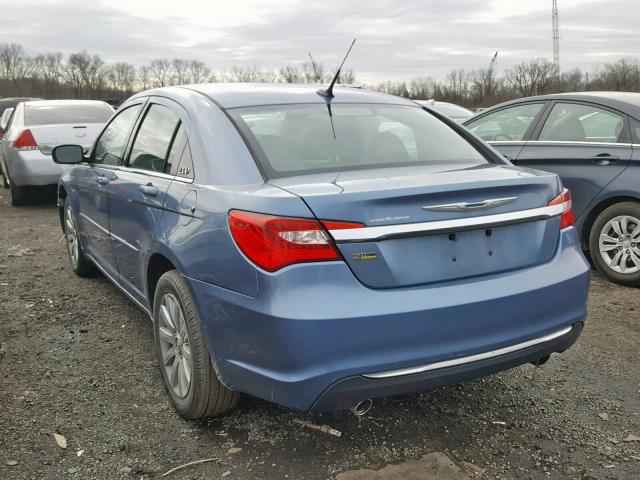 1C3BC1FG4BN539130 - 2011 CHRYSLER 200 TOURIN BLUE photo 3