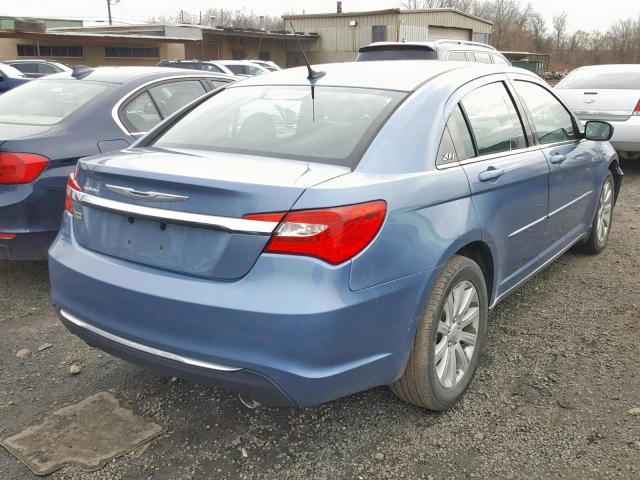 1C3BC1FG4BN539130 - 2011 CHRYSLER 200 TOURIN BLUE photo 4