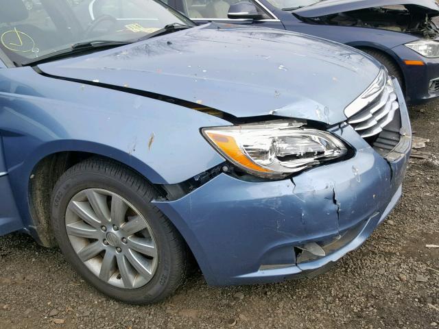 1C3BC1FG4BN539130 - 2011 CHRYSLER 200 TOURIN BLUE photo 9