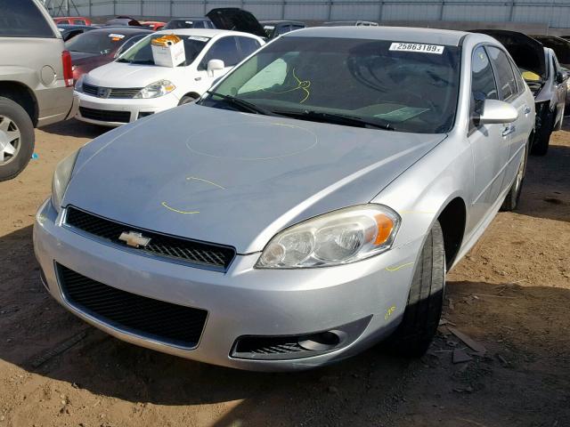 2G1WC5E37C1155017 - 2012 CHEVROLET IMPALA LTZ SILVER photo 2