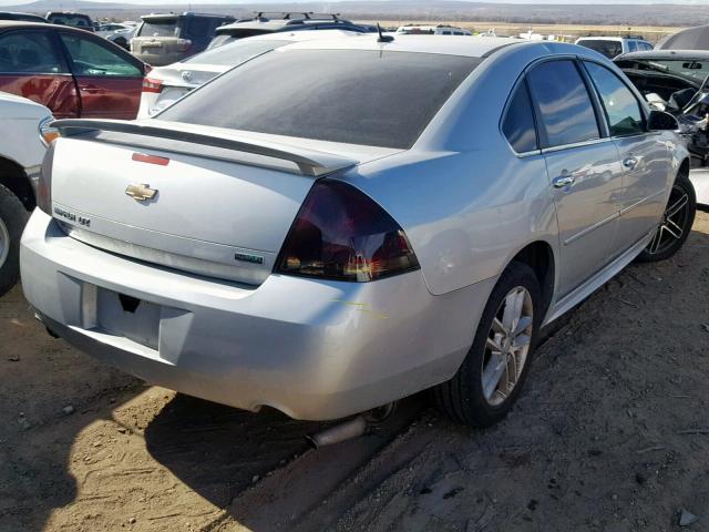 2G1WC5E37C1155017 - 2012 CHEVROLET IMPALA LTZ SILVER photo 4