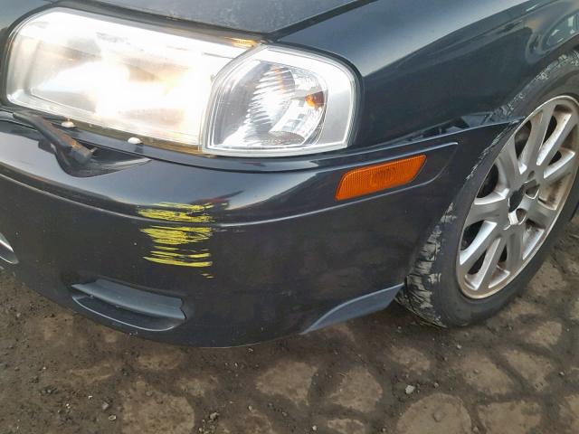 YV1TH59H741363305 - 2004 VOLVO S80 2.5T BLACK photo 10