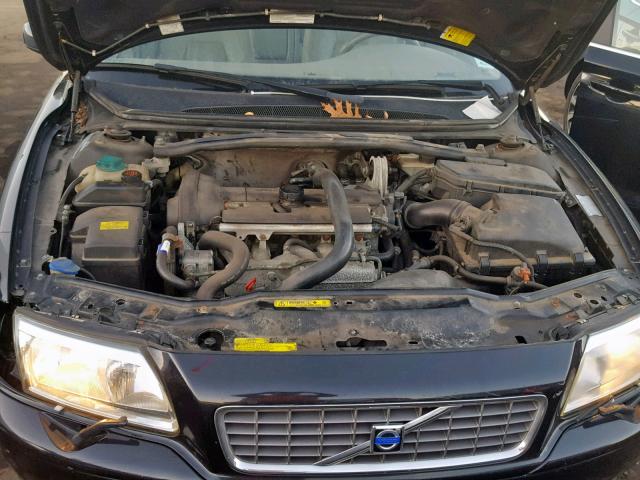 YV1TH59H741363305 - 2004 VOLVO S80 2.5T BLACK photo 7