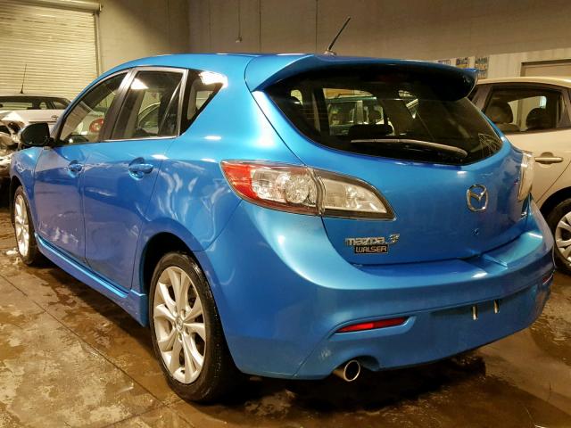 JM1BL1H50A1212804 - 2010 MAZDA 3 S BLUE photo 3