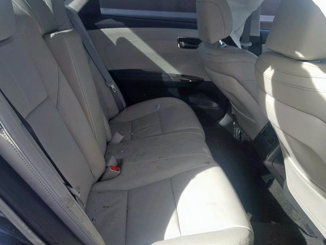 4T1BK1EB8JU272319 - 2018 TOYOTA AVALON XLE BLACK photo 6