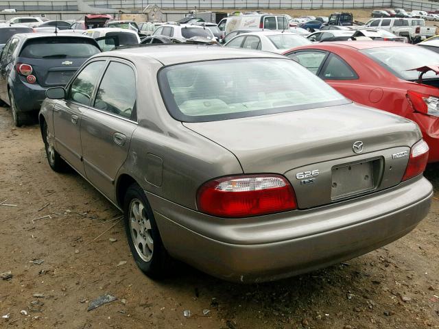 1YVGF22C515253314 - 2001 MAZDA 626 ES BROWN photo 3