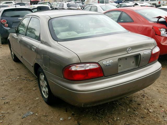 1YVGF22C515253314 - 2001 MAZDA 626 ES BROWN photo 9