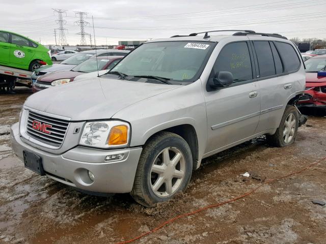 1GKDT13S482180910 - 2008 GMC ENVOY SILVER photo 2