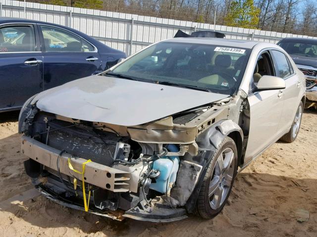 1G1ZD5E76BF168118 - 2011 CHEVROLET MALIBU 2LT GOLD photo 2