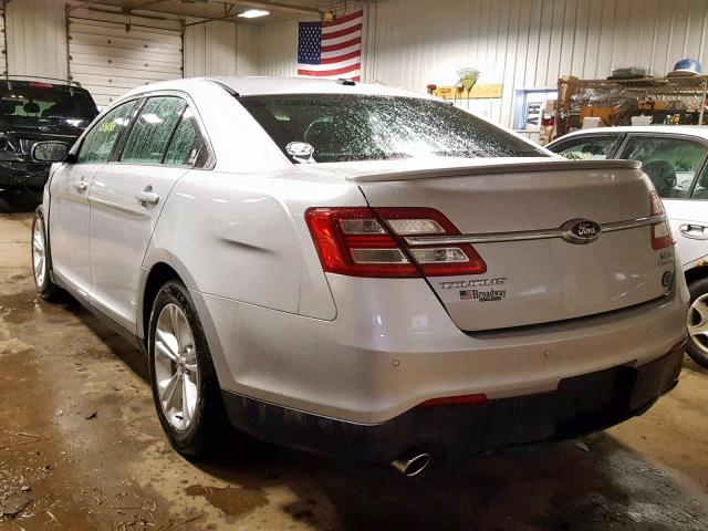 1FAHP2E8XEG169052 - 2014 FORD TAURUS SEL SILVER photo 3