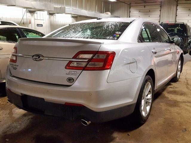 1FAHP2E8XEG169052 - 2014 FORD TAURUS SEL SILVER photo 4