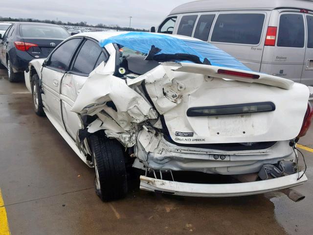 2G2WP522751191143 - 2005 PONTIAC GRAND PRIX WHITE photo 3