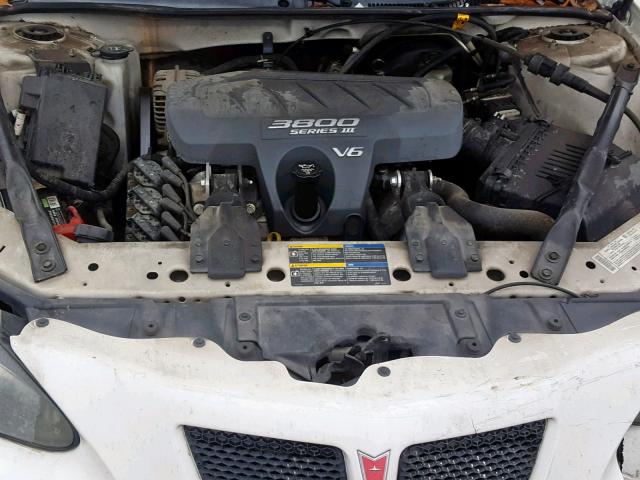 2G2WP522751191143 - 2005 PONTIAC GRAND PRIX WHITE photo 7
