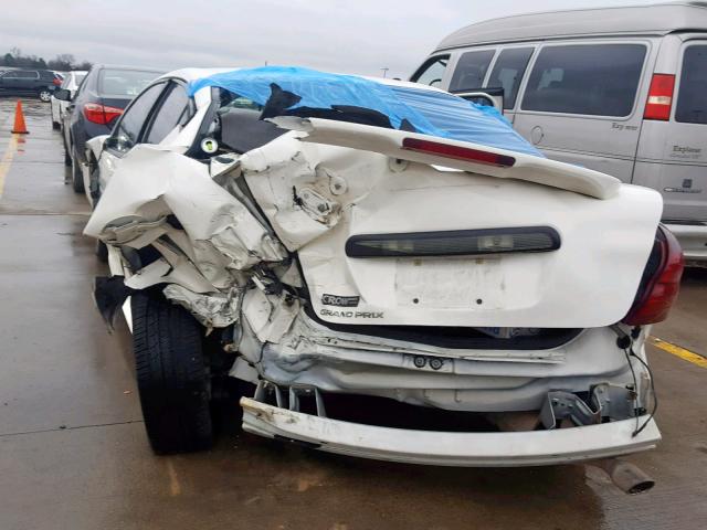 2G2WP522751191143 - 2005 PONTIAC GRAND PRIX WHITE photo 9