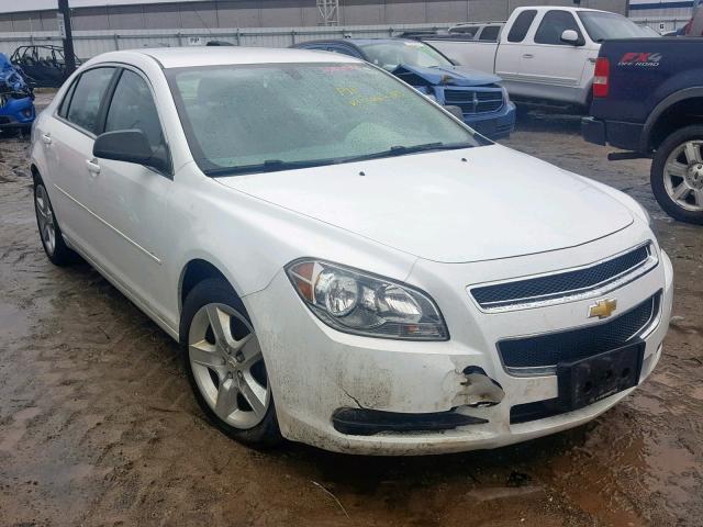 1G1ZB5E02CF172824 - 2012 CHEVROLET MALIBU LS WHITE photo 1