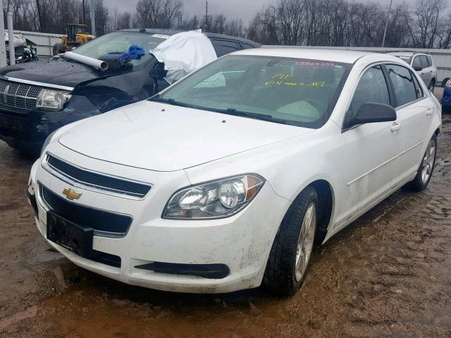 1G1ZB5E02CF172824 - 2012 CHEVROLET MALIBU LS WHITE photo 2