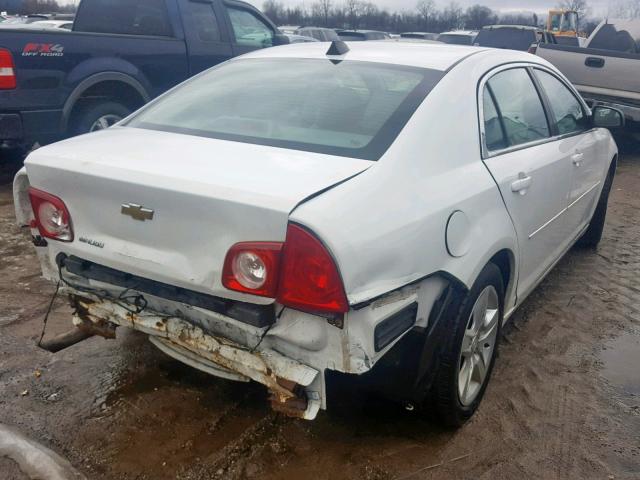 1G1ZB5E02CF172824 - 2012 CHEVROLET MALIBU LS WHITE photo 4