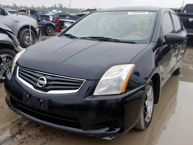 3N1AB6AP4CL740321 - 2012 NISSAN SENTRA 2.0 BLACK photo 2