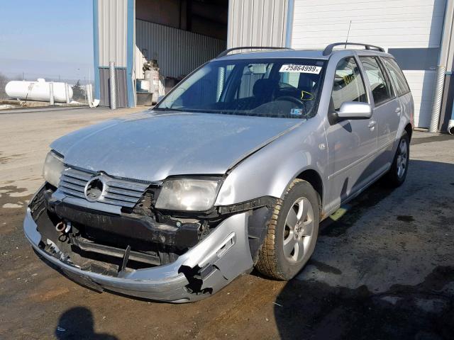 WVWSR61J25W053344 - 2005 VOLKSWAGEN JETTA GLS SILVER photo 2