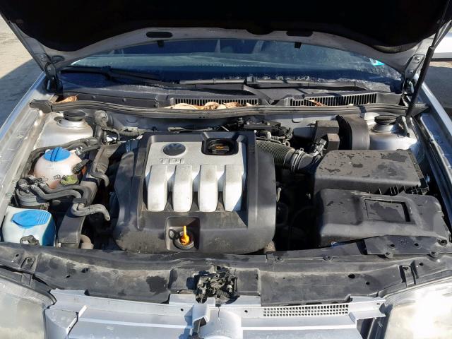 WVWSR61J25W053344 - 2005 VOLKSWAGEN JETTA GLS SILVER photo 7