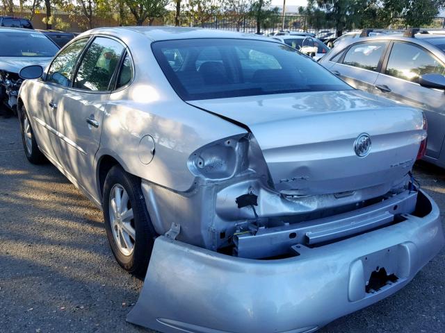 2G4WD532351244273 - 2005 BUICK LACROSSE C SILVER photo 3