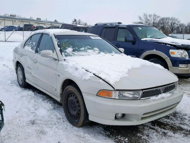 4A3AA46H11E133812 - 2001 MITSUBISHI GALANT ES WHITE photo 1