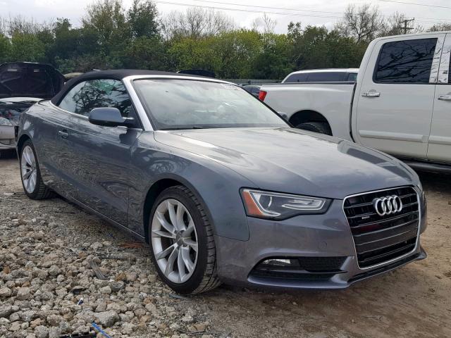 WAULFAFHXDN001144 - 2013 AUDI A5 PREMIUM GRAY photo 1