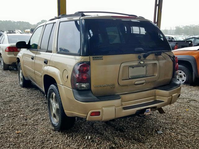 1GNDS13S272235293 - 2007 CHEVROLET TRAILBLAZE GOLD photo 3