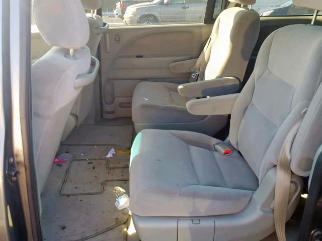 5FNRL38287B053191 - 2007 HONDA ODYSSEY LX GRAY photo 6