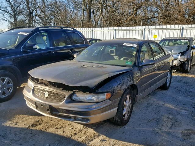 2G4WB55K121187165 - 2002 BUICK REGAL LS GRAY photo 2