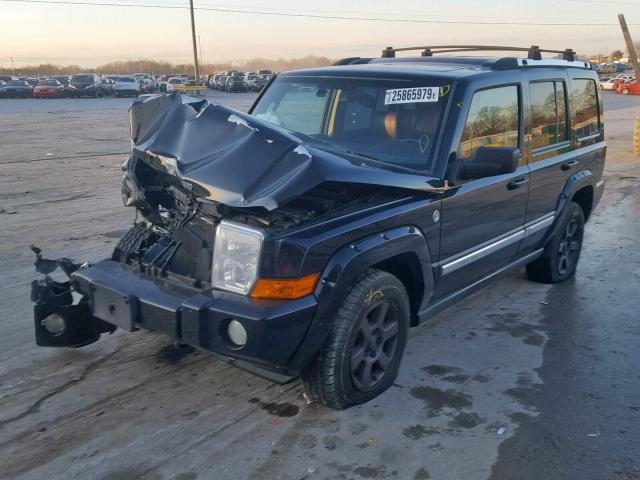 1J8HG582X8C182603 - 2008 JEEP COMMANDER BLACK photo 2