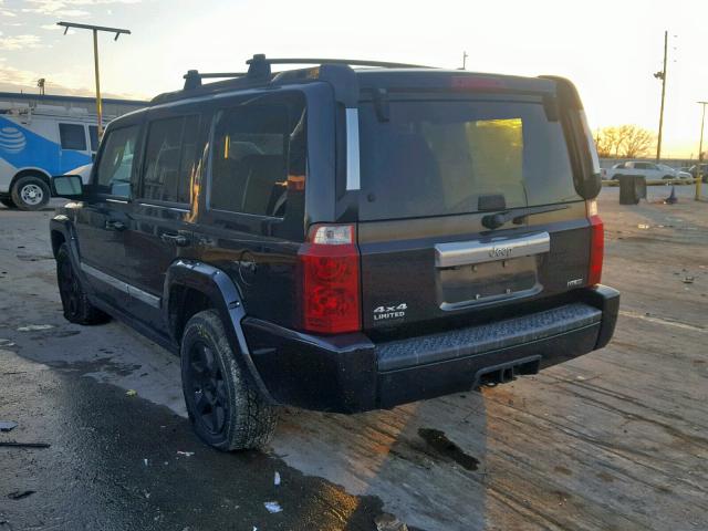 1J8HG582X8C182603 - 2008 JEEP COMMANDER BLACK photo 3